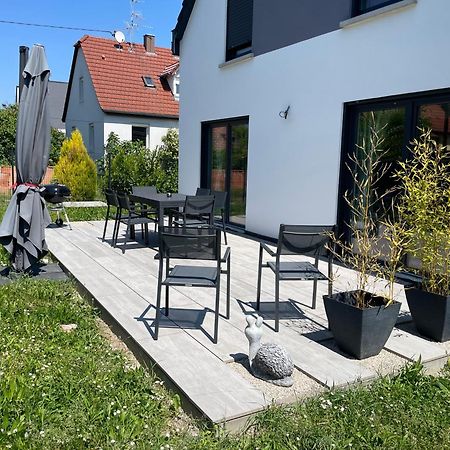 Maison Spacieuse Et Moderne Strasbourg Ostwald Exteriör bild